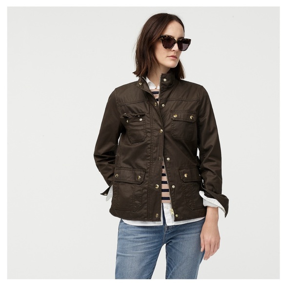 J. Crew - The downtown field jacket in Oli… - Picture 1 of 10